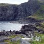 <p align=left>Un des nombreux sentiers à parcourir sur le bord de la côte